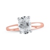 Thumbnail Image 1 of Now + Forever Lab-Grown Diamonds Oval-Cut Solitaire Engagement Ring 2 ct tw 14K Rose Gold (F/SI2)
