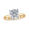 Thumbnail Image 1 of Now + Forever Lab-Grown Diamonds Round-Cut Solitaire Engagement Ring 3 ct tw 14K Yellow Gold (F/SI2)