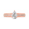 Thumbnail Image 3 of Now + Forever Pear-Shaped & Round-Cut Diamond Engagement Ring 3/4 ct tw 14K Rose Gold