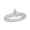Thumbnail Image 1 of Now + Forever Pear-Shaped & Round-Cut Diamond Engagement Ring 3/4 ct tw 14K White Gold