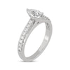 Thumbnail Image 2 of Now + Forever Pear-Shaped & Round-Cut Diamond Engagement Ring 3/4 ct tw 14K White Gold
