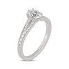Thumbnail Image 2 of Now + Forever Oval & Round-Cut Split-Shank Engagement Ring 3/4 ct tw 14K White Gold