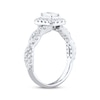 Thumbnail Image 2 of Now + Forever Emerald & Round-Cut Diamond Engagement Ring 1 ct tw Platinum