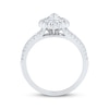 Thumbnail Image 2 of Now + Forever Marquise & Round-Cut Diamond Engagement Ring 3/4 ct tw 14K White Gold