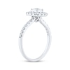 Thumbnail Image 1 of Princess & Round-Cut Diamond Engagement Ring 3/4 ct tw Platinum
