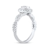 Thumbnail Image 1 of Oval & Round-Cut Diamond Engagement Ring 1 ct tw Platinum