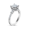 Thumbnail Image 2 of Now + Forever Princess & Round-Cut Diamond Engagement Ring 1 ct tw 14K White Gold