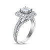 Thumbnail Image 2 of Now + Forever Princess & Round-Cut Diamond Engagement Ring 1 ct tw 14K White Gold