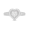 Thumbnail Image 3 of Now + Forever Round-Cut Diamond Heart-Shaped Engagement Ring 1/2 ct tw 10K White Gold