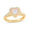 Thumbnail Image 1 of Now + Forever Round-Cut Diamond Heart-Shaped Engagement Ring 1/2 ct tw 10K Yellow Gold