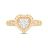 Thumbnail Image 3 of Now + Forever Round-Cut Diamond Heart-Shaped Engagement Ring 1/2 ct tw 10K Yellow Gold