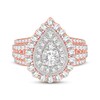 Thumbnail Image 3 of Now + Forever Round-Cut Multi-Diamond Center Pear-Shaped Engagement Ring 1-1/2 ct tw 10K Rose Gold