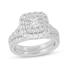 Thumbnail Image 0 of Princess & Round-Cut Diamond Bridal Set 1-1/4 ct tw 10K White Gold