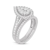 Thumbnail Image 2 of Now + Forever Round-Cut Diamond Pear-Shaped Bridal Set 1 ct tw 14K White Gold