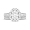Thumbnail Image 3 of Now + Forever Round-Cut Diamond Oval-Shaped Bridal Set 1 ct tw 14K White Gold