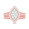 Thumbnail Image 3 of Now + Forever Multi-Diamond Center Marquise-Shaped Bridal Set 1 ct tw 14K Rose Gold