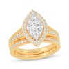 Thumbnail Image 1 of Now + Forever Round-Cut Diamond Pear-Shaped Bridal Set 1 ct tw 14K Yellow Gold