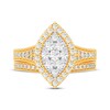 Thumbnail Image 3 of Now + Forever Round-Cut Diamond Pear-Shaped Bridal Set 1 ct tw 14K Yellow Gold