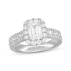 Thumbnail Image 0 of Neil Lane Premiere Emerald-cut Diamond Engagement Ring 2-3/8 ct tw 14K White Gold