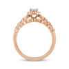 Round-Cut Diamond Vintage-Inspired Bridal Set 1/5 ct tw 10K Rose Gold