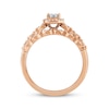 Thumbnail Image 3 of Now + Forever Round-Cut Diamond Vintage-Inspired Bridal Set 1/5 ct tw 10K Rose Gold