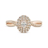 Thumbnail Image 3 of Now + Forever Oval & Round-Cut Diamond Engagement Ring 1/2 ct tw 14K Rose Gold