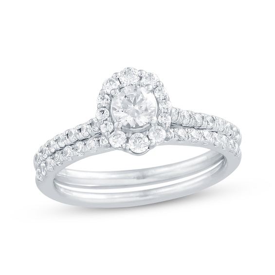 Now + Forever Round-Cut Diamond Bridal Set /8 ct tw 14K White Gold