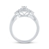 Thumbnail Image 2 of Now + Forever Emerald-Cut Diamond Tapered Bridal Set 7/8 ct tw 14K White Gold