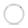 Thumbnail Image 3 of Now + Forever Emerald-Cut Diamond Tapered Bridal Set 7/8 ct tw 14K White Gold