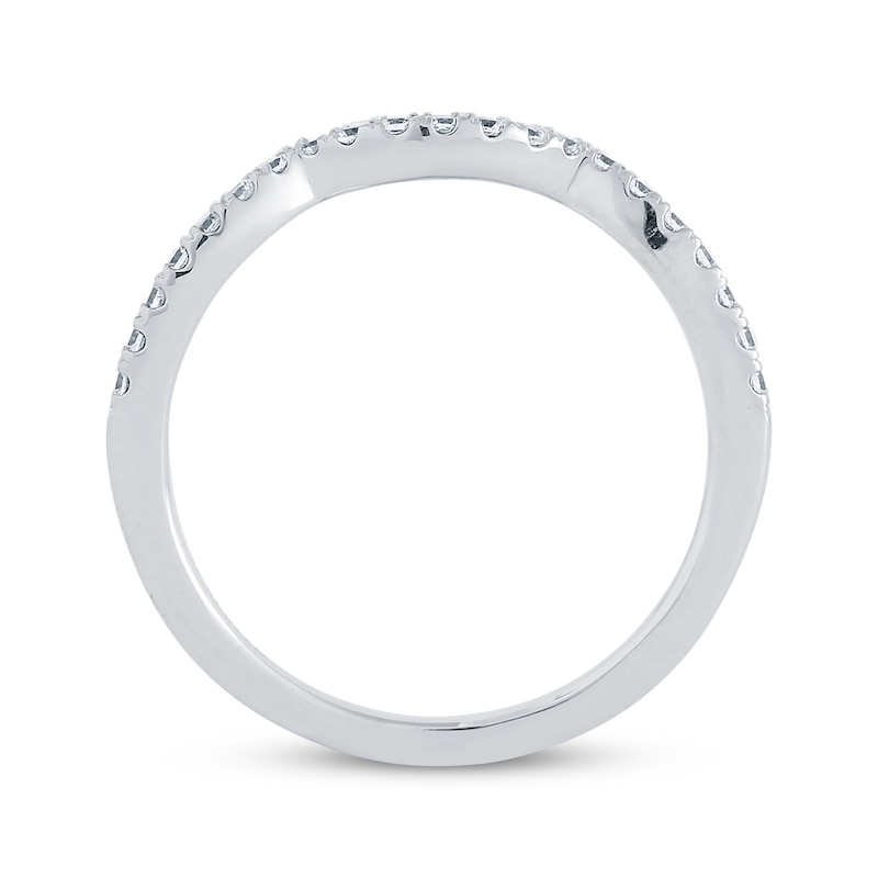 Main Image 3 of Now + Forever Emerald-Cut Diamond Tapered Bridal Set 7/8 ct tw 14K White Gold