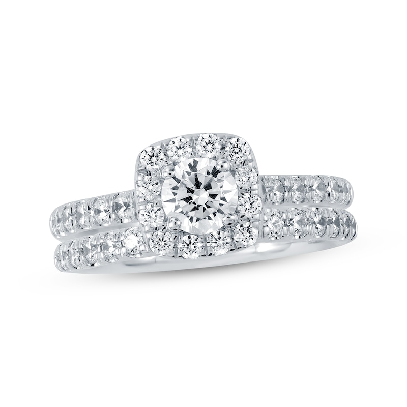 Main Image 1 of Now + Forever Round-Cut Diamond Bridal Set 1-3/8 ct tw 14K White Gold