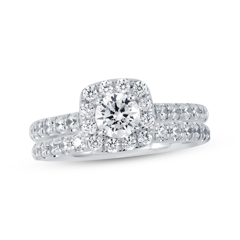 Round-Cut Diamond Bridal Set 1-3/8 ct tw 14K White Gold