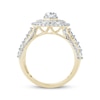 Oval-Cut Diamond Engagement Ring 1-1/2 ct tw 14K Yellow Gold