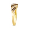 Thumbnail Image 1 of Le Vian Venetian Mosaic Diamond Diagonal Ring 1/2 ct tw 14K Honey Gold