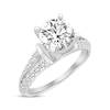 Thumbnail Image 2 of Now + Forever Round-Cut Diamond Collar Engagement Ring 1-3/8 ct tw 14K White Gold