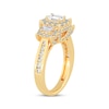 Thumbnail Image 2 of Memories Moments Magic Emerald-Cut Diamond Three-Stone Engagement Ring 1-5/8 ct tw 14K Yellow Gold