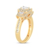 Thumbnail Image 1 of Memories Moments Magic Emerald-Cut Diamond Three-Stone Engagement Ring 1-5/8 ct tw 14K Yellow Gold