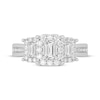 Thumbnail Image 3 of Memories Moments Magic Emerald-Cut Diamond Three-Stone Engagement Ring 1-5/8 ct tw 14K White Gold