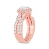 Thumbnail Image 2 of Now + Forever Emerald-Cut Diamond Crossover Shank Bridal Set 2 ct tw 14K Rose Gold
