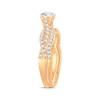 Lab-Created Diamonds by KAY Round-Cut Twist Bridal Set 1 ct tw 14K Yellow Gold