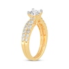 Thumbnail Image 2 of Now + Forever Lab-Grown Diamonds Round-Cut Bridal Set 1-1/2 ct tw 14K Yellow Gold