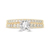 Thumbnail Image 3 of Now + Forever Lab-Grown Diamonds Round-Cut Bridal Set 1-1/2 ct tw 14K Yellow Gold