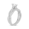 Thumbnail Image 2 of Now + Forever Lab-Grown Diamonds Pear-Shaped Twist Bridal Set 1 ct tw 14K White Gold