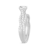 Thumbnail Image 2 of Now + Forever Lab-Grown Diamonds Oval-Cut Twist Bridal Set 1 ct tw 14K White Gold