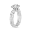 Thumbnail Image 2 of Now + Forever Lab-Grown Diamonds Round-Cut Cushion Frame Bridal Set 1-1/2 ct tw 14K White Gold