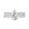 Thumbnail Image 3 of Now + Forever Lab-Grown Diamonds Pear-Shaped Twist Shank Bridal Set 2 ct tw 14K White Gold