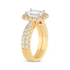 Thumbnail Image 2 of Now + Forever Lab-Grown Diamonds Emerald-Cut Bridal Set 3 ct tw 14K Yellow Gold