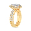 Thumbnail Image 2 of Now + Forever Lab-Grown Diamonds Pear-Shaped Bridal Set 3 ct tw 14K Yellow Gold