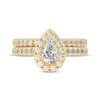 Lab-Created Diamonds by KAY Pear-Shaped Bridal Set 1-1/2 ct tw 14K Yellow Gold