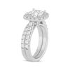 Thumbnail Image 2 of Now + Forever Lab-Grown Diamonds Princess-Cut Bridal Set 3 ct tw 14K White Gold